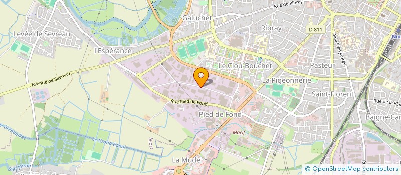 localisation de l'entreprise BERNARD  NIORT
