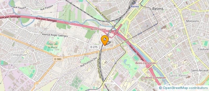 localisation de l'entreprise BERNARD  REIMS