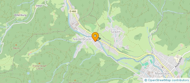 localisation de l'entreprise BERNARD  RIMBACH-PRES-MASEVAUX