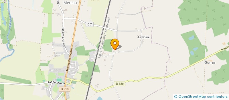 localisation de l'entreprise BERNARD  MEREAU