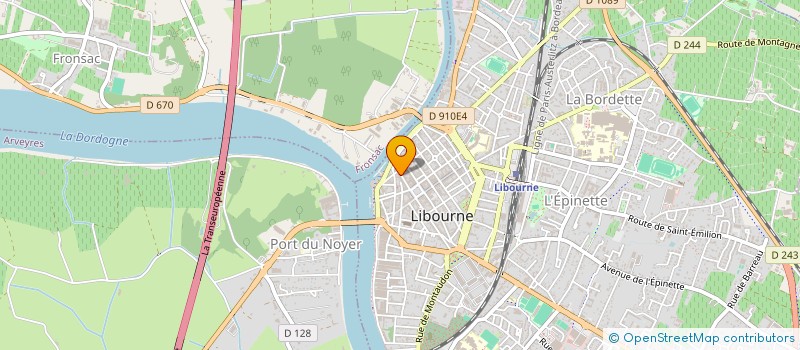 localisation de l'entreprise BERNARD ANTHONY / AUBURTIN CECILE  LIBOURNE