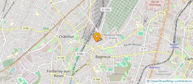 localisation de l'entreprise BERNARD AUTO à BAGNEUX