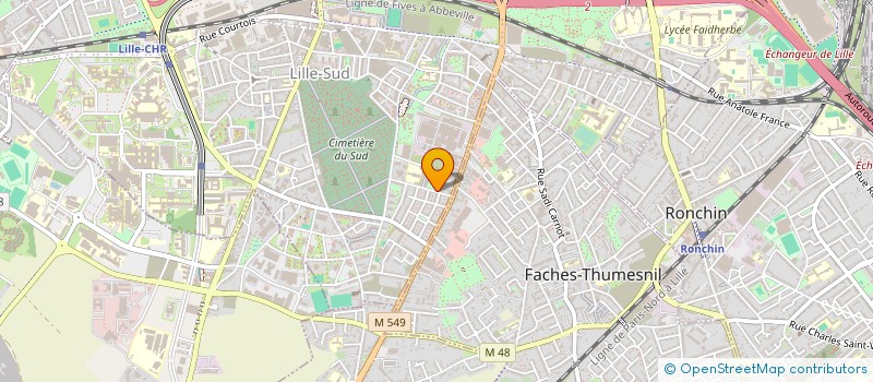 localisation de l'entreprise BERNARD AUTO SERVICE à LILLE