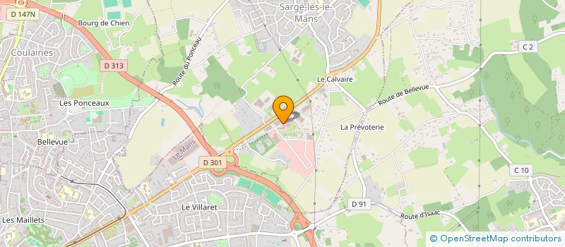 localisation de l'entreprise BERNARD&BANCO  SARGE-LES-LE-MANS