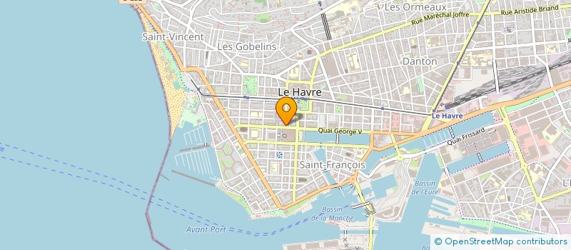 localisation de l'entreprise BERNARD BASILLE à LE HAVRE