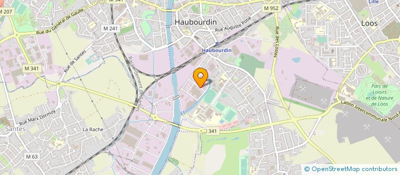 localisation de l'entreprise BERNARD BATTAIS ET FILS à HAUBOURDIN