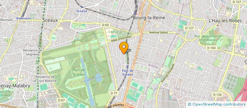 localisation de l'entreprise BERNARD BENICHOU CONSULTING à SCEAUX