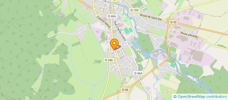 localisation de l'entreprise BERNARD BOIS VOSGES  RAMBERVILLERS