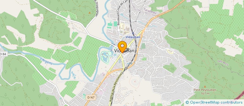 localisation de l'entreprise BERNARD BOUCAUD  VIDAUBAN