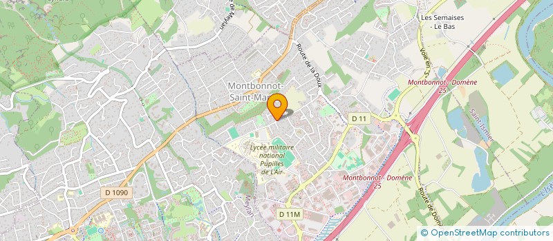 localisation de l'entreprise BERNARD BRUNEL PATRIMOINE  MONTBONNOT-SAINT-MARTIN