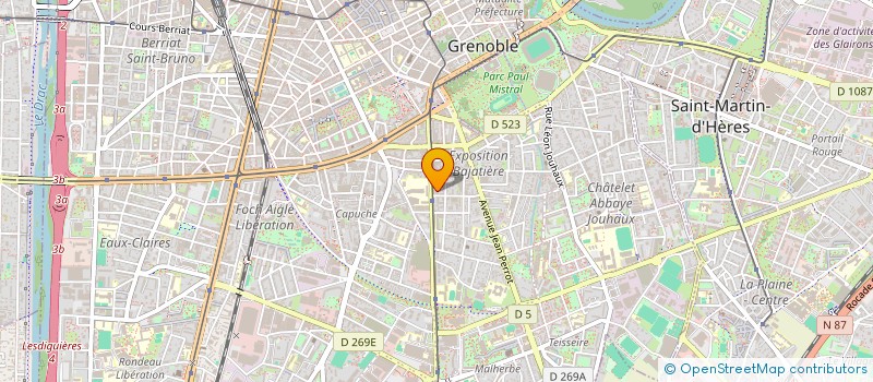 localisation de l'entreprise BERNARD C à GRENOBLE