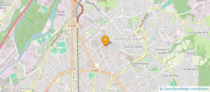 localisation de l'entreprise BERNARD CHARPENTE  ANNECY