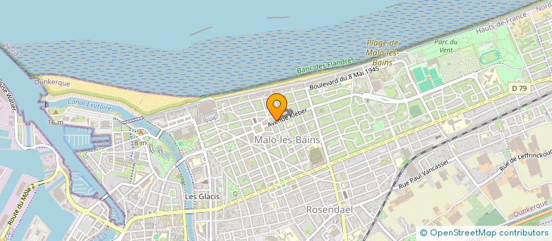 localisation de l'entreprise BERNARD CHATELAIN  DUNKERQUE