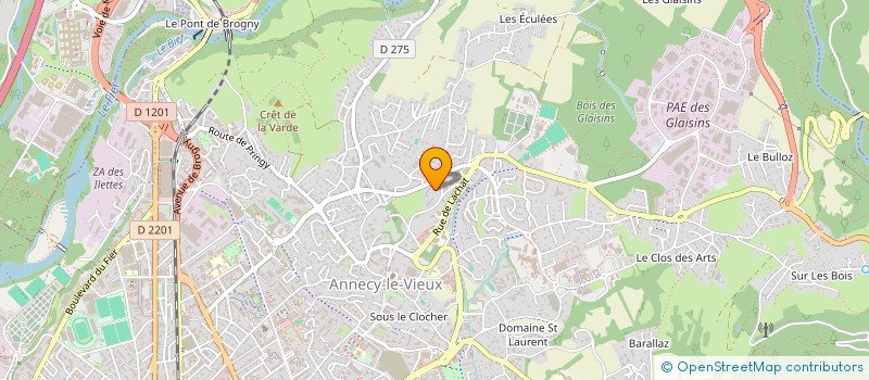 localisation de l'entreprise BERNARD CHILD IMMOBILIER à ANNECY