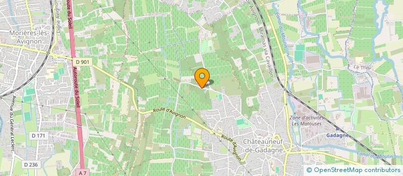 localisation de l'entreprise BERNARD COLLIGNON CONSULTING  CHATEAUNEUF-DE-GADAGNE