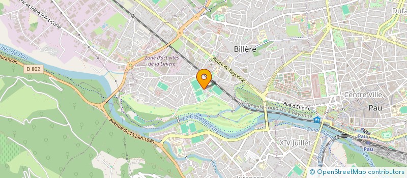 localisation de l'entreprise BERNARD CONCEPT  BILLERE