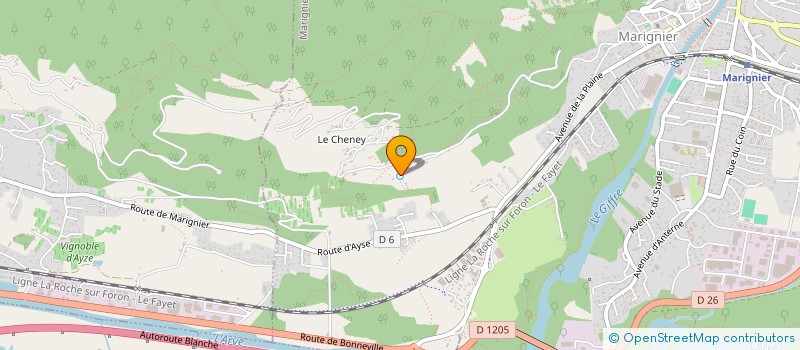 localisation de l'entreprise BERNARD CORPORATION 74  MARIGNIER