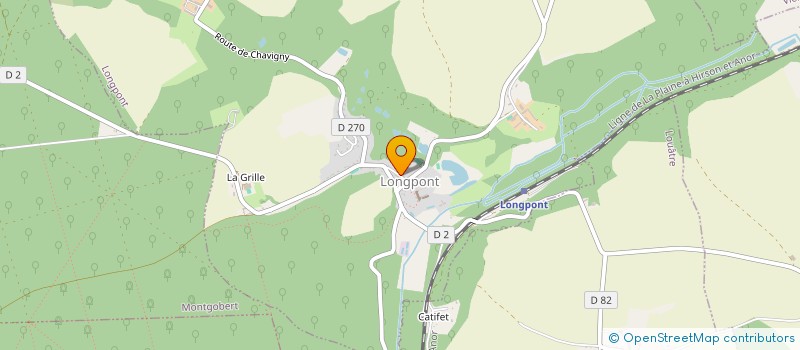 localisation de l'entreprise BERNARD DE CLAIRVAUX  LONGPONT