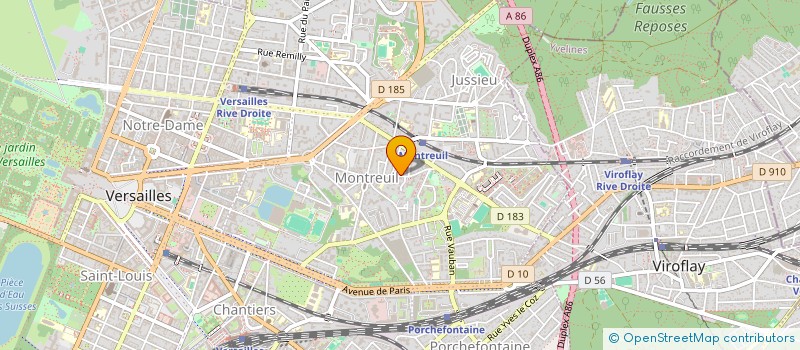 localisation de l'entreprise BERNARD DE MONTESSUS DE BALLORE INDIVISION à VERSAILLES