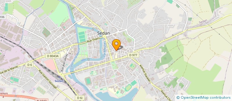 localisation de l'entreprise BERNARD-DELLOUE  SEDAN