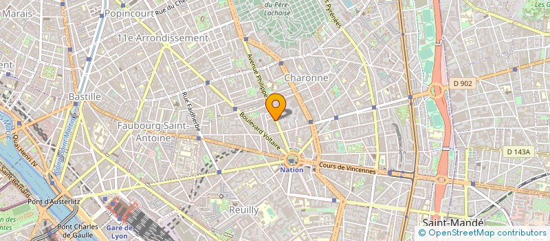 localisation de l'entreprise BERNARD DEPANNAGE à PARIS