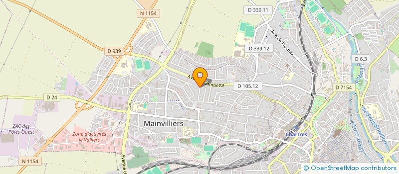 localisation de l'entreprise BERNARD DM à MAINVILLIERS