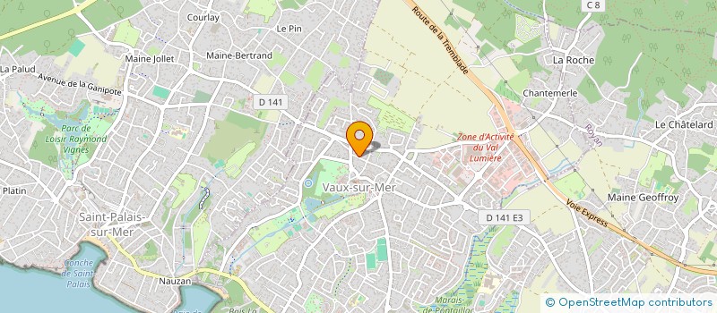 localisation de l'entreprise BERNARD DOEBLER  VAUX-SUR-MER