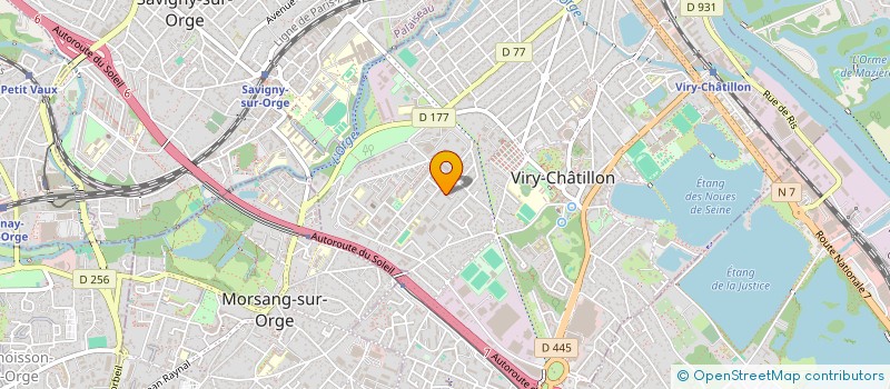 localisation de l'entreprise BERNARD DUFAUR DEVELOPPEMENT à VIRY-CHATILLON