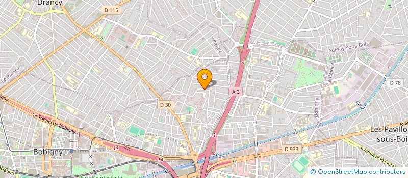 localisation de l'entreprise BERNARD DUJARRIER ET CIE à BOBIGNY