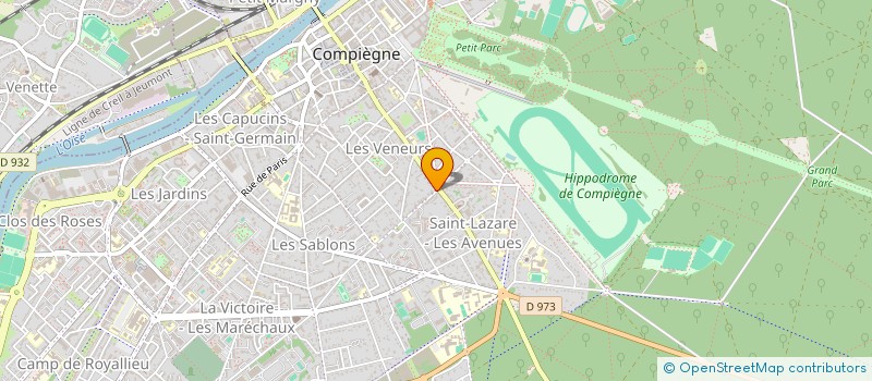 localisation de l'entreprise BERNARD DUJOUR ET FILS à COMPIEGNE