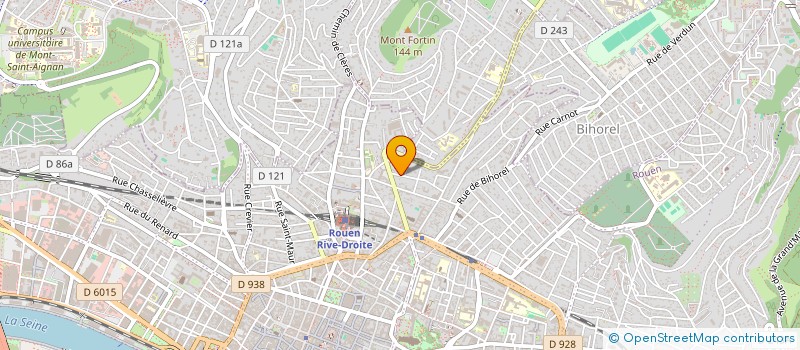 localisation de l'entreprise BERNARD ET BIANCA  ROUEN