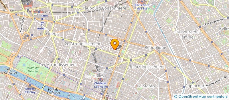 localisation de l'entreprise BERNARD ET COMPAGNIE  PARIS