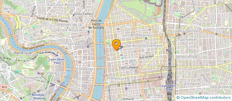 localisation de l'entreprise BERNARD ET COQUARD SARL à LYON