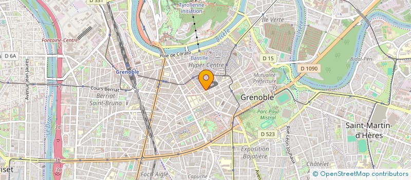 localisation de l'entreprise BERNARD ET DUMAS  GRENOBLE