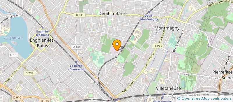 localisation de l'entreprise BERNARD ET PORTO  DEUIL-LA-BARRE