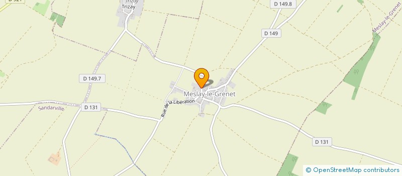 localisation de l'entreprise BERNARD FOURRURES à MESLAY-LE-GRENET