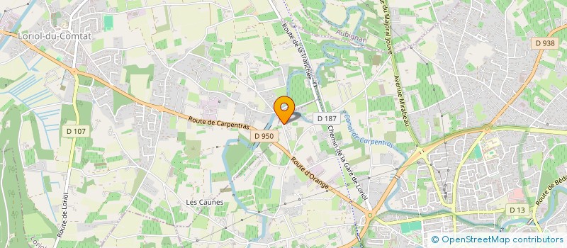 localisation de l'entreprise BERNARD FRERES  CARPENTRAS