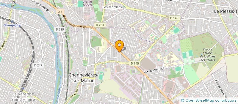 localisation de l'entreprise BERNARD GONCALVES CONSTRUCTION B ET G  CHENNEVIERES-SUR-MARNE