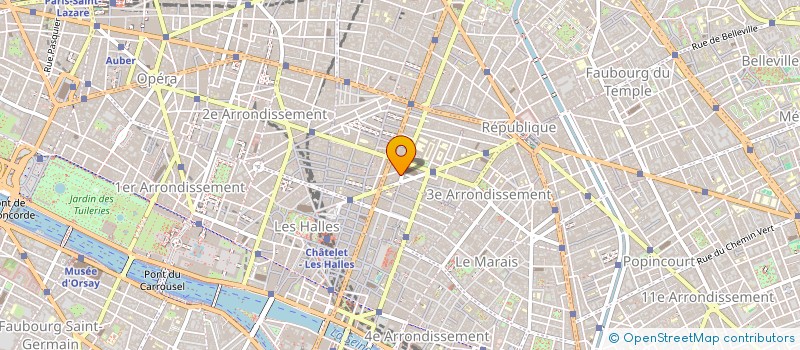 localisation de l'entreprise BERNARD GREGORY à PARIS