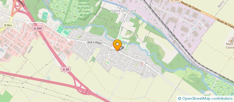 localisation de l'entreprise BERNARD - GRETHEN - RICHET  CORMONTREUIL