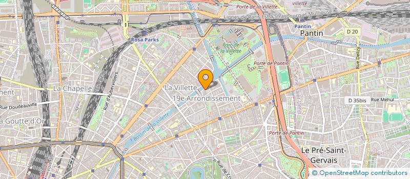 localisation de l'entreprise BERNARD GUEGUEN SAS  PARIS