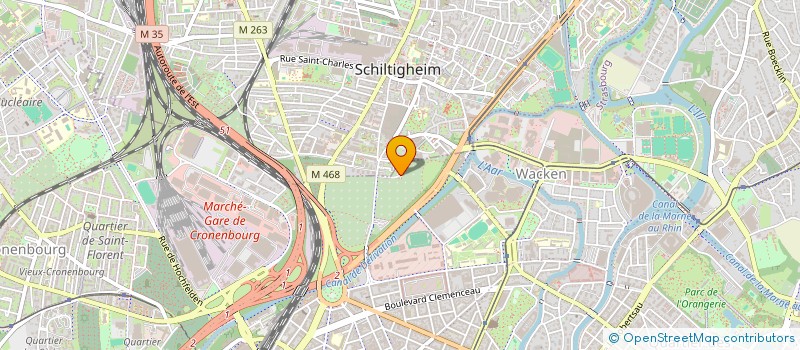 localisation de l'entreprise BERNARD GUERIN à STRASBOURG