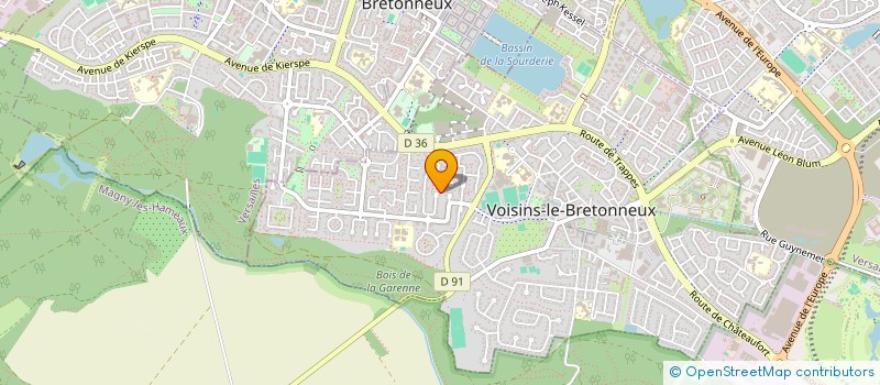 localisation de l'entreprise BERNARD HASSOUN à VOISINS-LE-BRETONNEUX