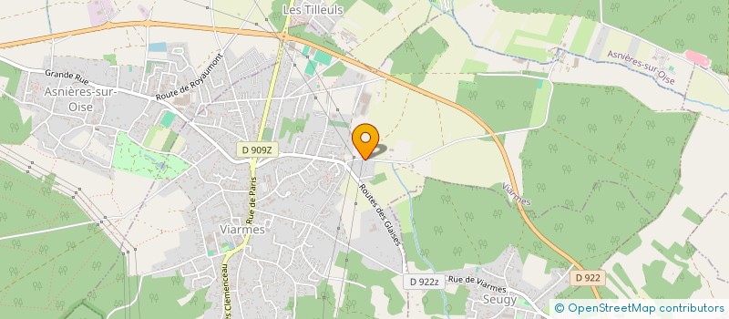 localisation de l'entreprise BERNARD HOUILLON SA à VIARMES