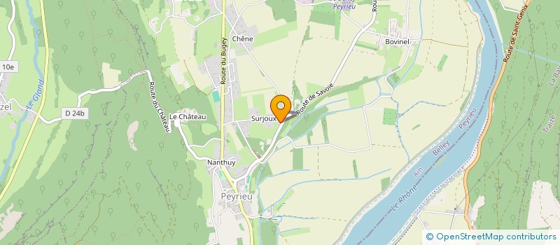 localisation de l'entreprise BERNARD IMMO  GROSLEE-SAINT-BENOIT