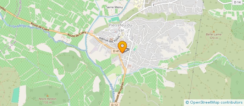 localisation de l'entreprise BERNARD IMMOBILIER  PIERREFEU-DU-VAR