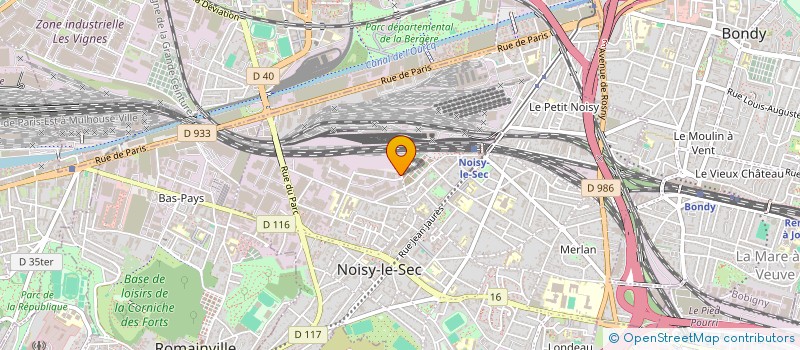 localisation de l'entreprise BERNARD IMPORT à NOISY-LE-SEC