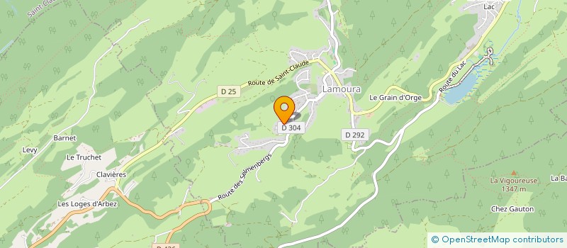 localisation de l'entreprise BERNARD JC  LAMOURA