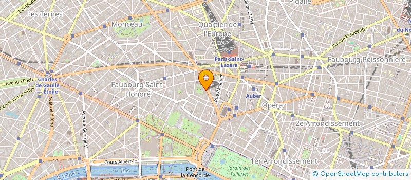 localisation de l'entreprise BERNARD KRIEF INSTITUTIONNEL-BKI  PARIS