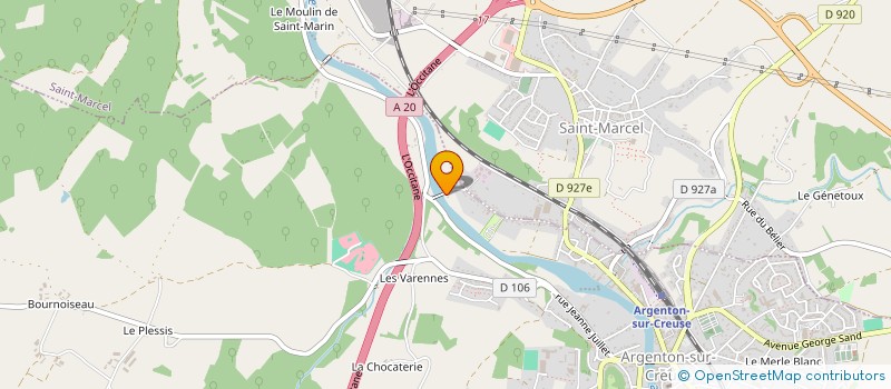 localisation de l'entreprise BERNARD LABOUHEURE EXPLOITATIONS à ARGENTON-SUR-CREUSE
